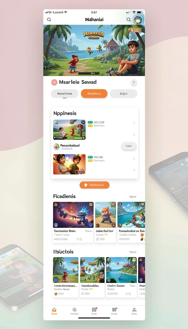 Galeri pratinjau visual fiona77 build APK resmi terbaru